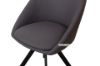 Picture of BRUNO Technical Fabric Swivel Dining Chair *Dark Grey