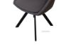 Picture of BRUNO Technical Fabric Swivel Dining Chair *Dark Grey