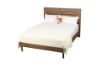Picture of PARKER Bed Frame with Metal Legs in Queen Size *Walnut