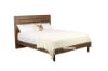 Picture of PARKER Bed Frame with Metal Legs in Queen Size (Walnut)