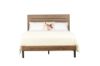 Picture of PARKER Bed Frame with Metal Legs in Queen Size (Walnut)