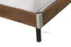 Picture of PARKER Bed Frame with Metal Legs in Queen Size (Walnut)