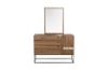 Picture of PARKER 3 DRW 1 DR Dressing Table with Mirror (Walnut)