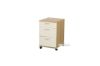 Picture of SOHO 3 Drawers Cabinet *Natural Oak and White