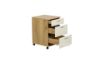 Picture of SOHO 3 Drawers Cabinet *Natural Oak and White