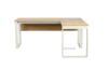 Picture of SOHO L-Shape Writing Desk *Natural Oak and White