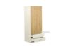 Picture of PARKER 2 DRW 2 DR Wardrobe (Natural Oak and White)