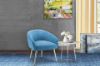 Picture of GADDY Velvet Accent Chair *Blue