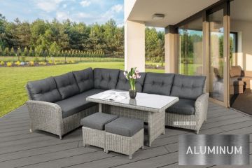 Picture of Touareg ALUMINIUM FRAME Wicker outdoor sofa set