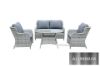 Picture of BARCELONA Aluminum Frame 4PCS Wicker Sofa Set