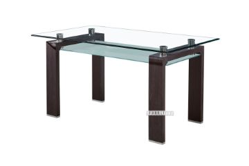 Picture of HORIZON 150 Glass Dining Table *Chocolate