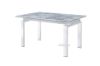 Picture of FREYA 140-200 Extension Dining Table (White Marble Finishing)