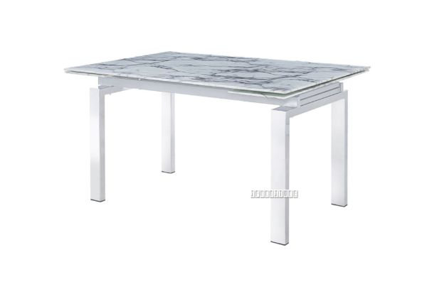 Picture of FREYA 140-200 Extension Dining Table (White Marble Finishing)