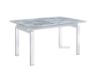 Picture of FREYA 140-200 Extension Dining Table (White Marble Finishing)