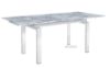 Picture of FREYA 140-200 Extension Dining Table (White Marble Finishing)