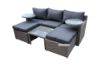 Picture of LEON Lounge Wicker Sofa Set With 2 Rotating Glass Table