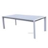 Picture of CARDIFF 220x100 9PC Aluminum Dining Set (White and Grey)
