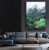 Picture of Misty Mountain View 60X120 CANVAS FRAMED PRINT