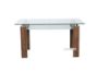 Picture of HORIZON 150 Glass Dining Table (Walnut Veneer)