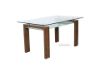 Picture of HORIZON 150 Glass Dining Table (Walnut Veneer)