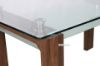 Picture of HORIZON 150 Glass Dining Table (Walnut Veneer)