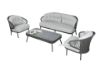 Picture of ENNA Woven Patio Sofa Set with Round Aluminum Frame (Grey)