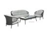 Picture of ENNA Woven Patio Sofa Set With Round ALUMINUM Frame *Grey