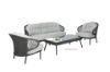 Picture of ENNA Woven Patio Sofa Set with Round Aluminum Frame (Grey)