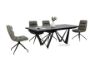 Picture of LIBERTY 200-300 Extension Ceramic Marble Dining Table *Black