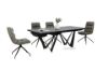 Picture of LIBERTY 200-300 Extension Ceramic Marble Dining Table (Black)