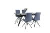 Picture of RANGER 7PC 160-240 Extension Ceramic Marble Dining Set (Matt Golden Black)