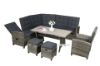 Picture of MARBELLA  Reclining Wicker Sofa with dining Set *Grey