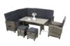 Picture of MARBELLA  Reclining Wicker Sofa with dining Set *Grey