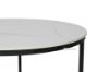 Picture of LOUISE Round Sintered Stone Nesting Coffee Table *Black and White