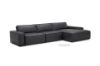 Picture of HAMMOND Sectional Sofa (Charcoal Black) - Facing Right