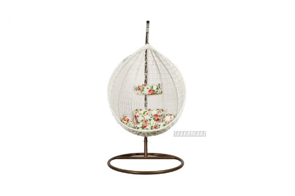 Picture of #801 HANGING CHAIR IN WHITE *Medium and Large Size