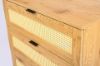 Picture of SAILOR 3 DRW Chest/Tallboy With Rattan (Oak Colour)