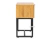 Picture of SAILOR 1-Drawer Bedside Table with Rattan (Oak Colour)