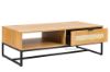 Picture of SAILOR 120 1 DRW Coffee Table with Rattan (Oak Colour)