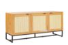 Picture of SAILOR 3 Door Sideboard with Rattan Design (Oak)