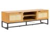 Picture of SAILOR 150 2 DOOR TV Unit with Rattan (Oak Colour)