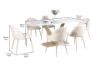 Picture of LANCER 7PC 180 Ceramic Marble Dining Set