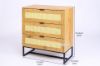 Picture of SAILOR 3 DRW Chest/Tallboy With Rattan (Oak Colour)