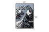 Picture of Snow Capped Mountain 60X120 CANVAS FRAMED PRINT
