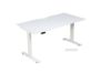 Picture of UP1 150/160/180 Height Adjustable Straight Desk (White Top with White Base)