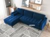 Picture of FAVERSHAM Velvet Fabric Sectional Sofa (Space Blue)