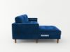 Picture of FAVERSHAM Velvet Fabric Sectional Sofa (Space Blue)