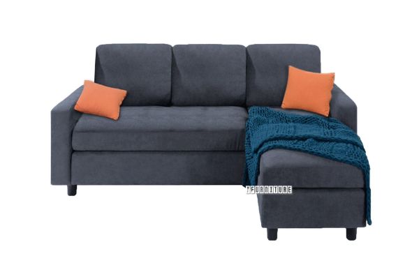 Picture of BOTKIN Fabric Reversible Sectional Sofa (Blue)