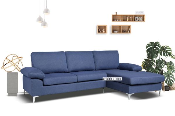 Picture of MARCO Fabric Sectional Sofa (Blue)