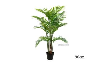 Picture of ARTIFICIAL PLANT Palm (Black Plastic Pot) - H90cm
